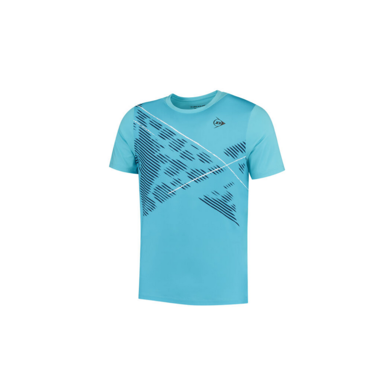 Tee-shirt Dunlop Mens Game bleu Tee-Shirt Dunlop Mens Game Bleu