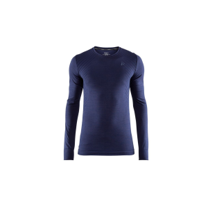 Tee-shirt manche longue Craft Fuseknite comfort Zip Bleu