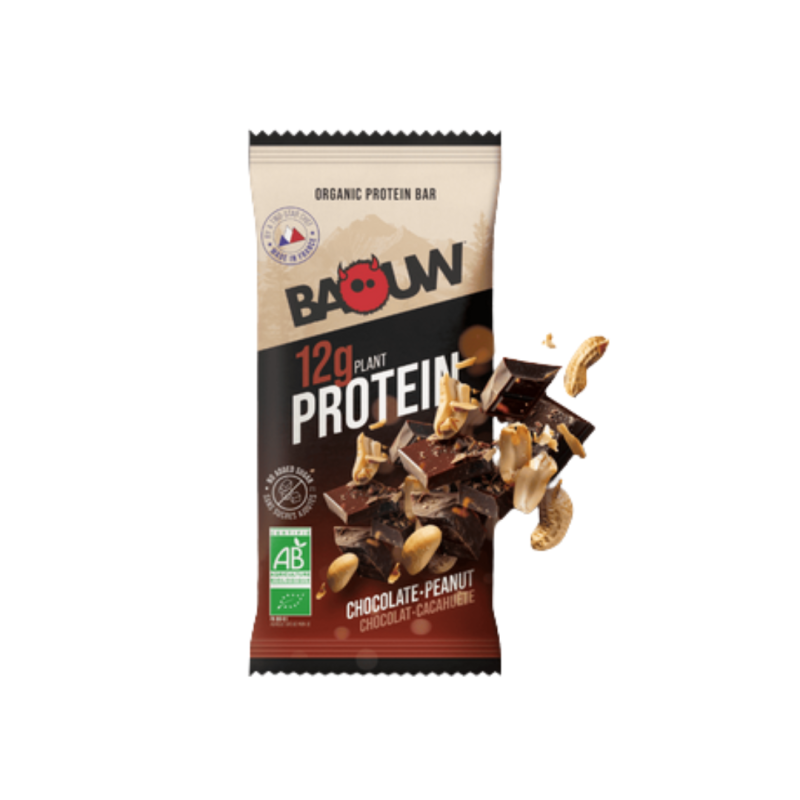 baouw-barre-choco-peanuts Barre Protéinée Baouw Chocolat & Cacahuète