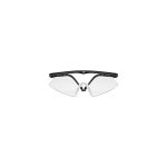 lunettes de squash noire et transparente